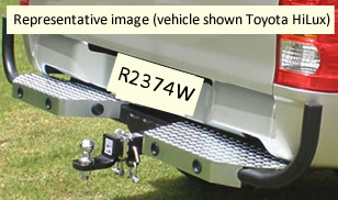 Holden Rodeo towbar R2374W